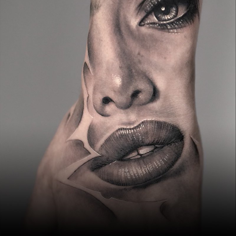 Draw a realistic tattoo design by Plotnikkkova | Fiverr