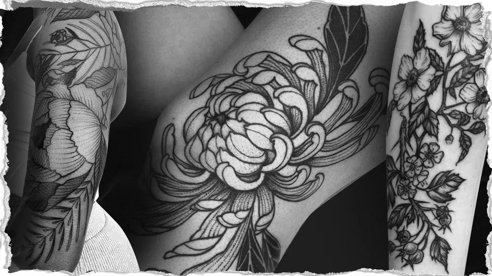 Black And White Tattoos Traditional HD Png Download  Transparent Png  Image  PNGitem