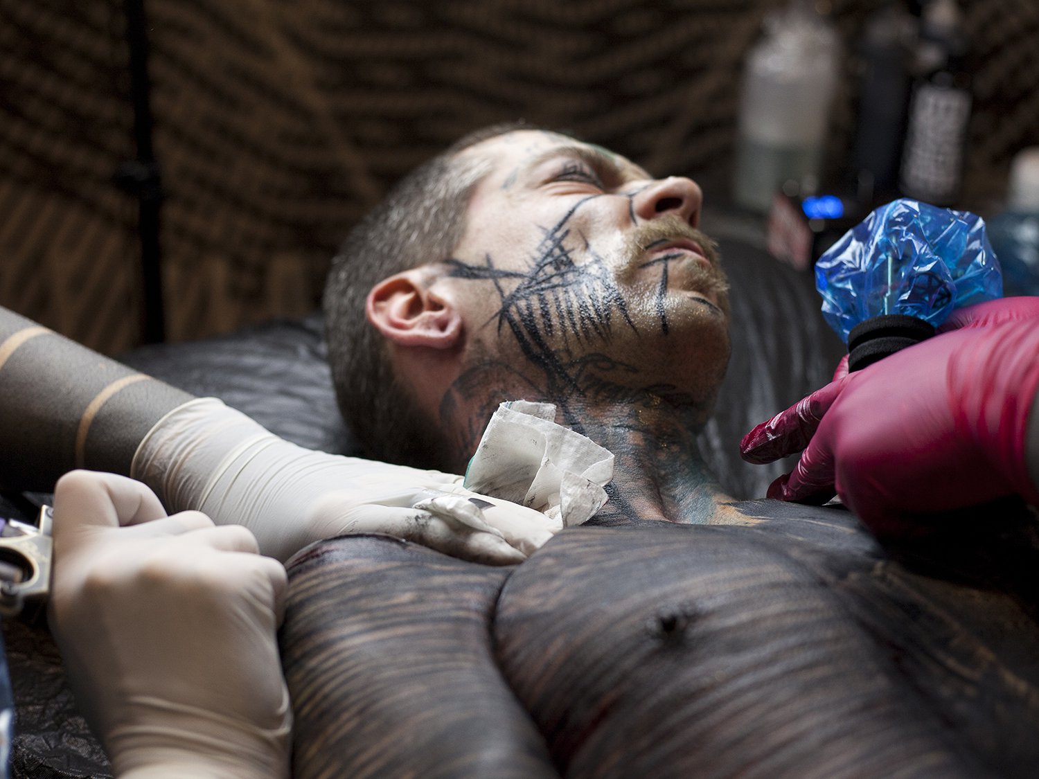 The Brutal Black Project, tattoos that hurt