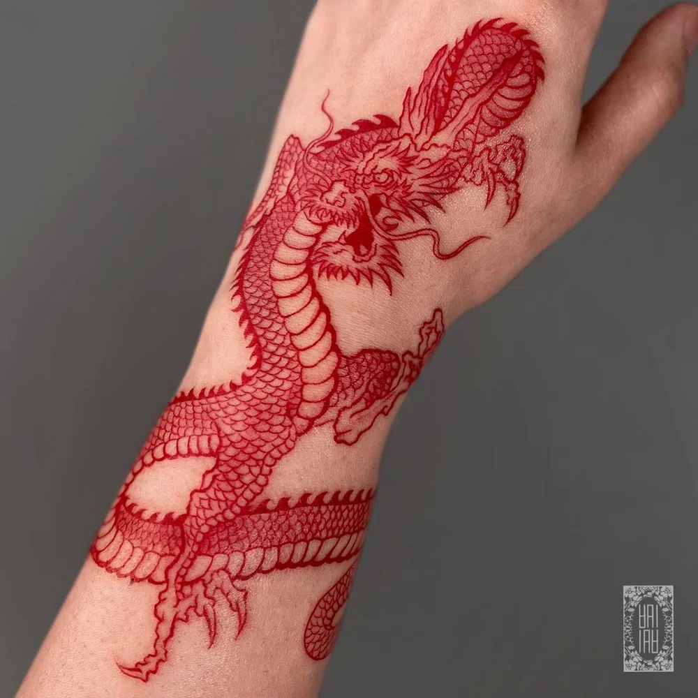 Red ink tattoos: Adverse reactions and meanings