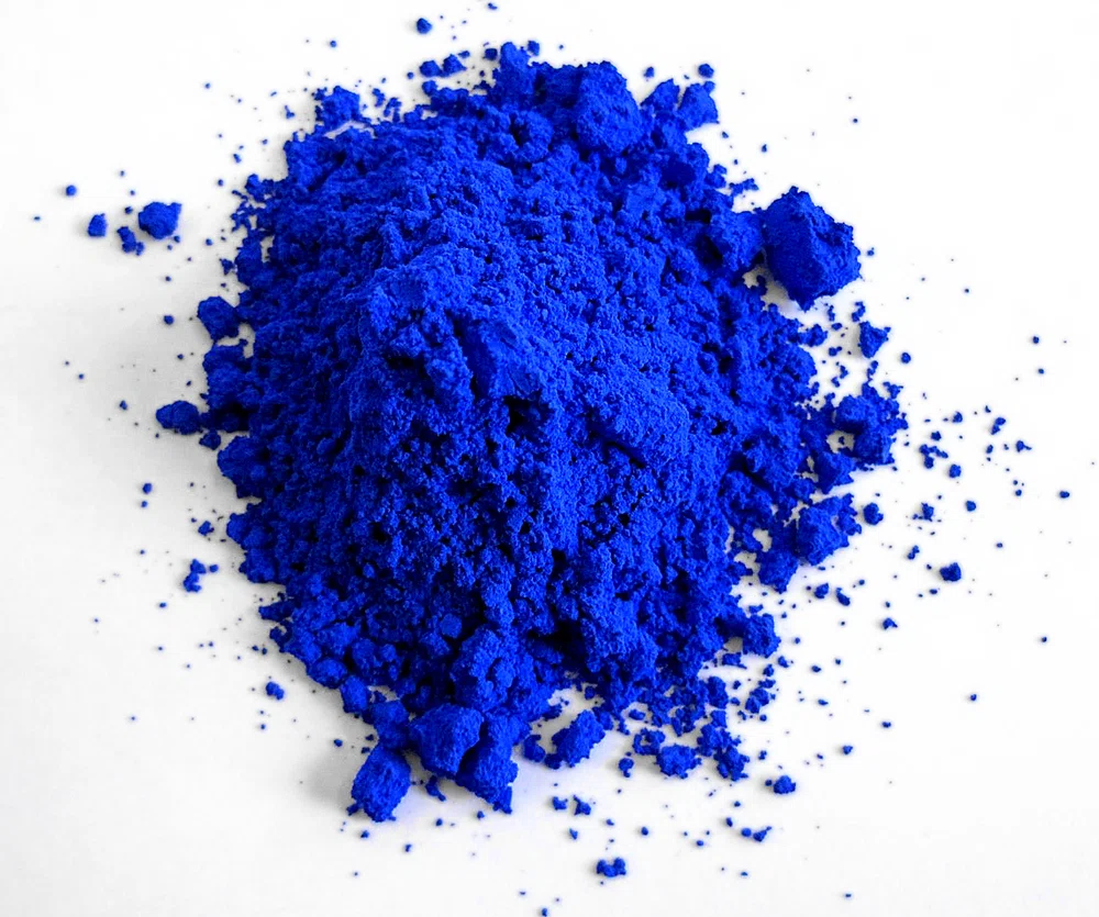 Tinta azul en polvo. YInMn Blue