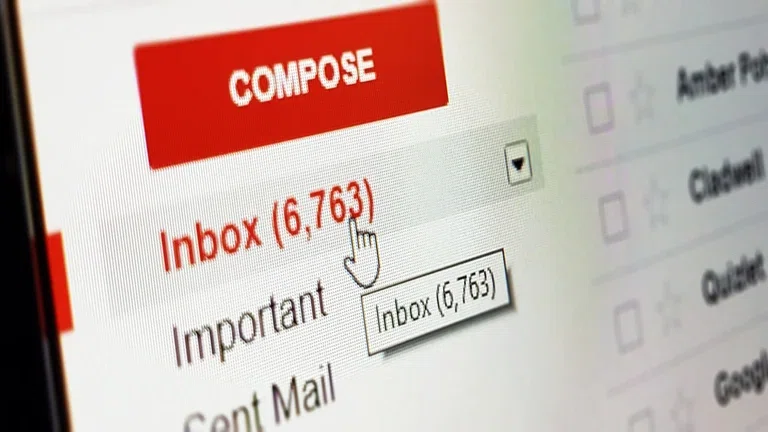 casilla de correo con 6763 e-mails