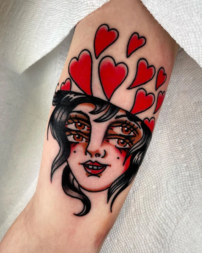 104 Red Ink Tattoos That Look Absolutely Amazing  Bored Panda