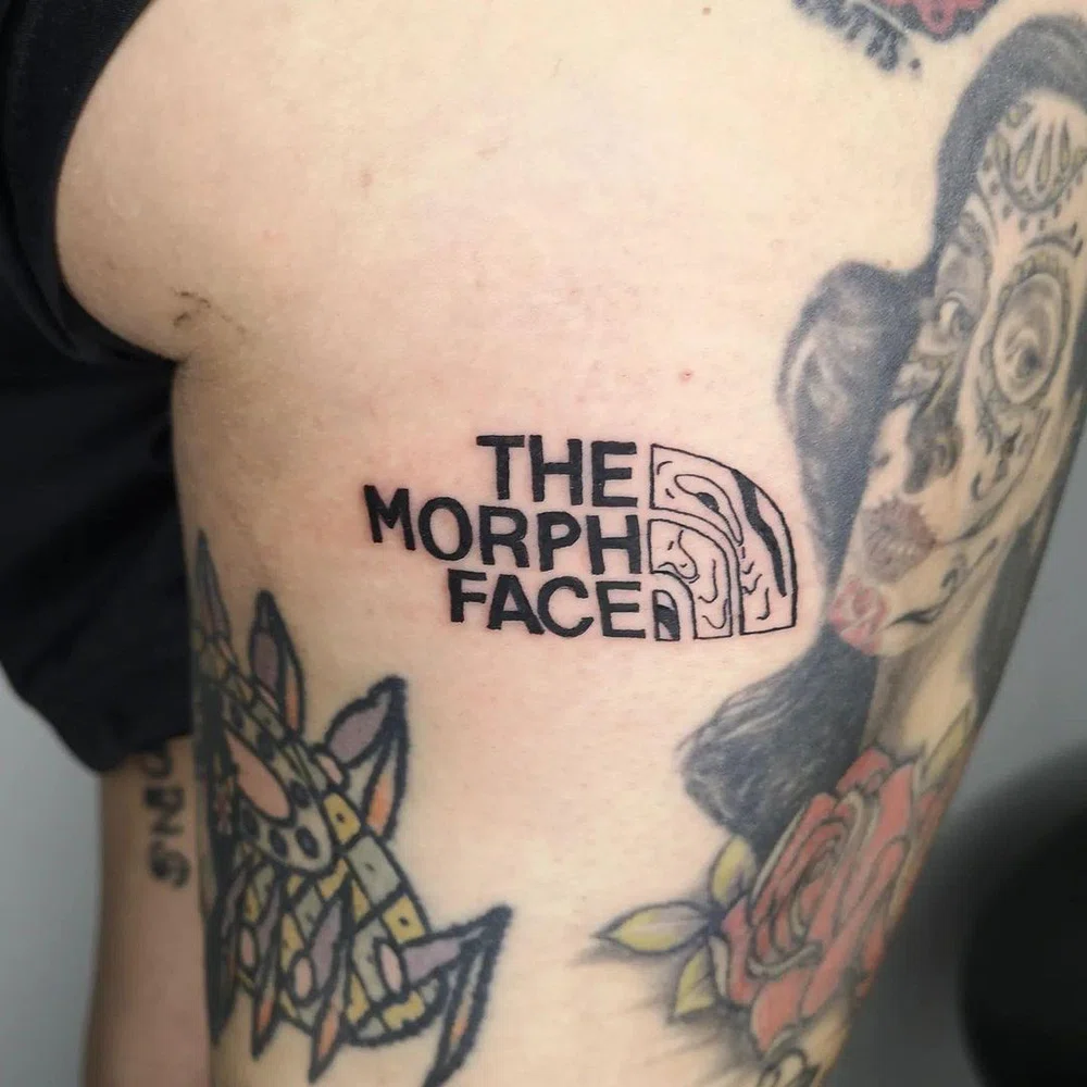Tatuaje The Morpf Face. Estilo Ignorant Tattoo