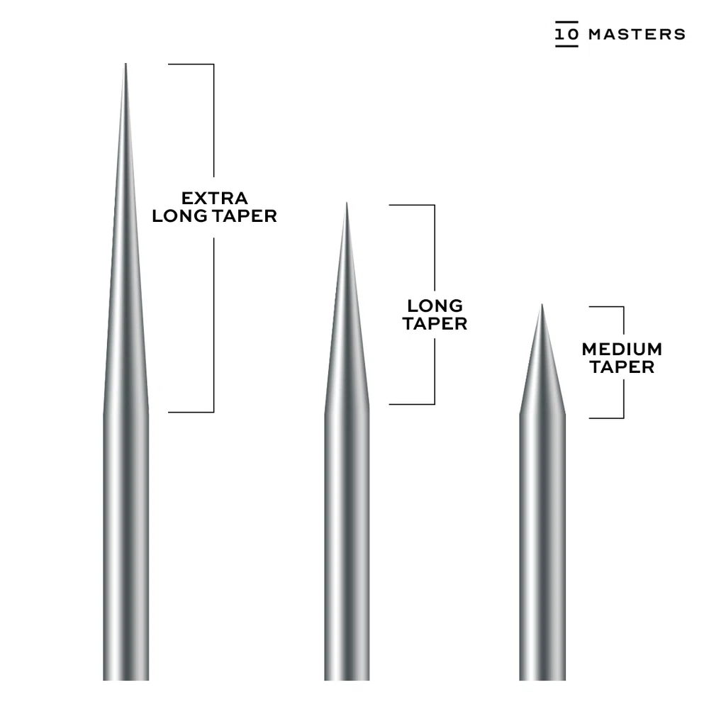 What is a long taper tattoo needle