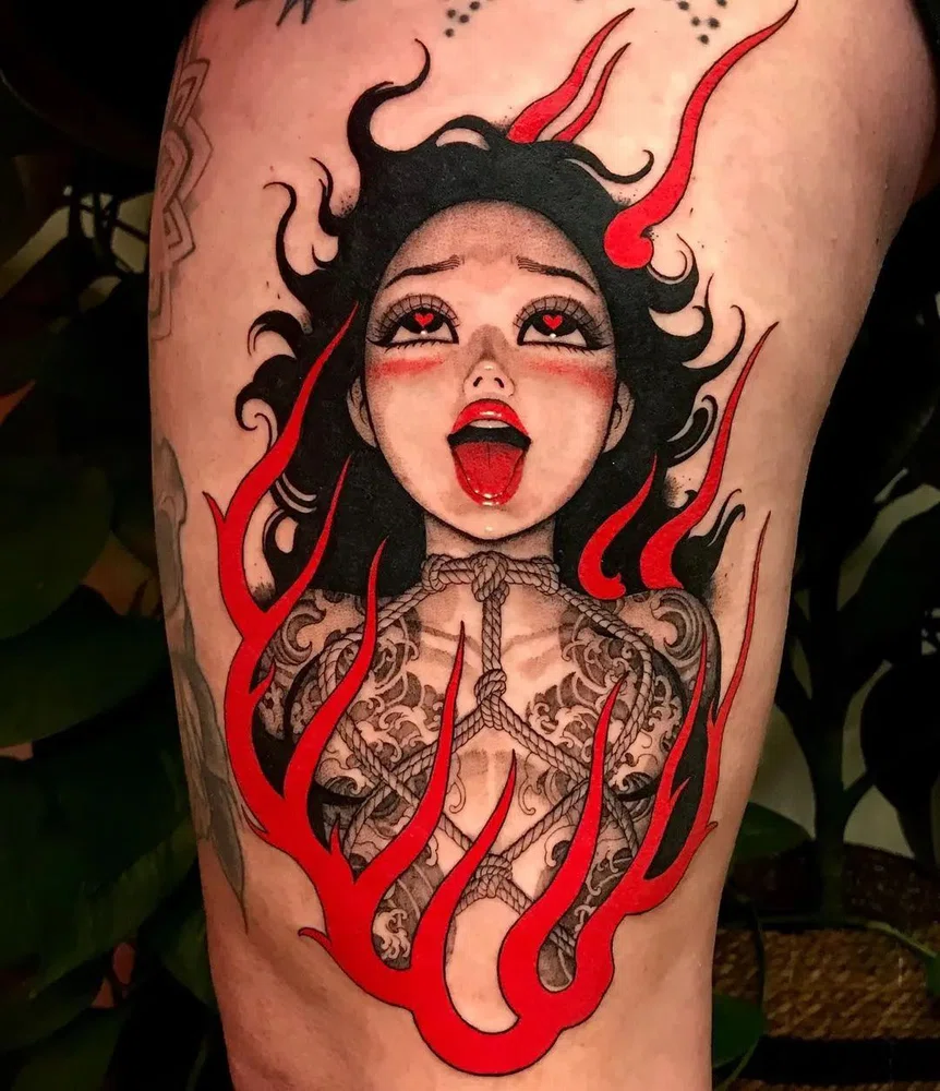 Tatuajes con tinta roja: Reacciones adversas y significados