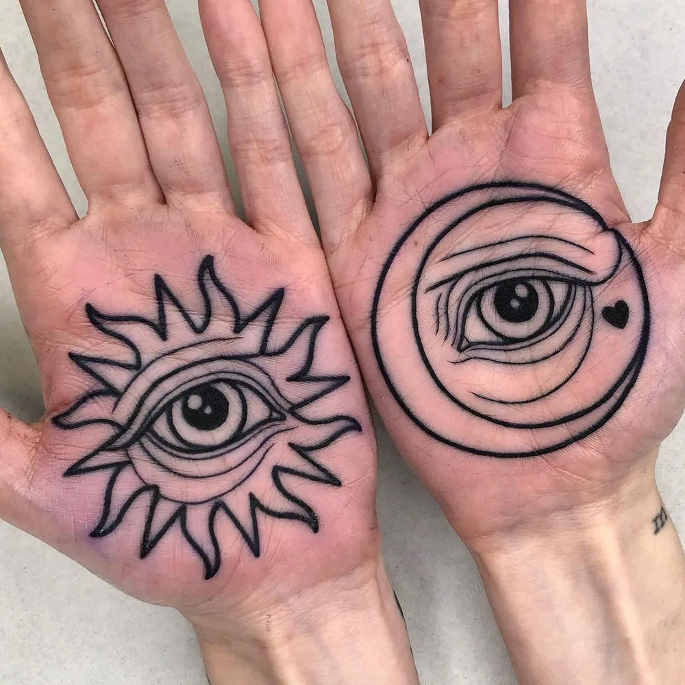Tatuajes en palma de mano