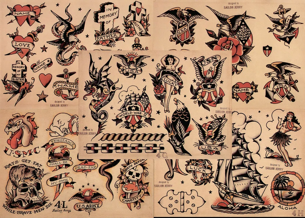 Who Was Sailor Jerry  A Tattoo Pioneer  Tat2X Blog