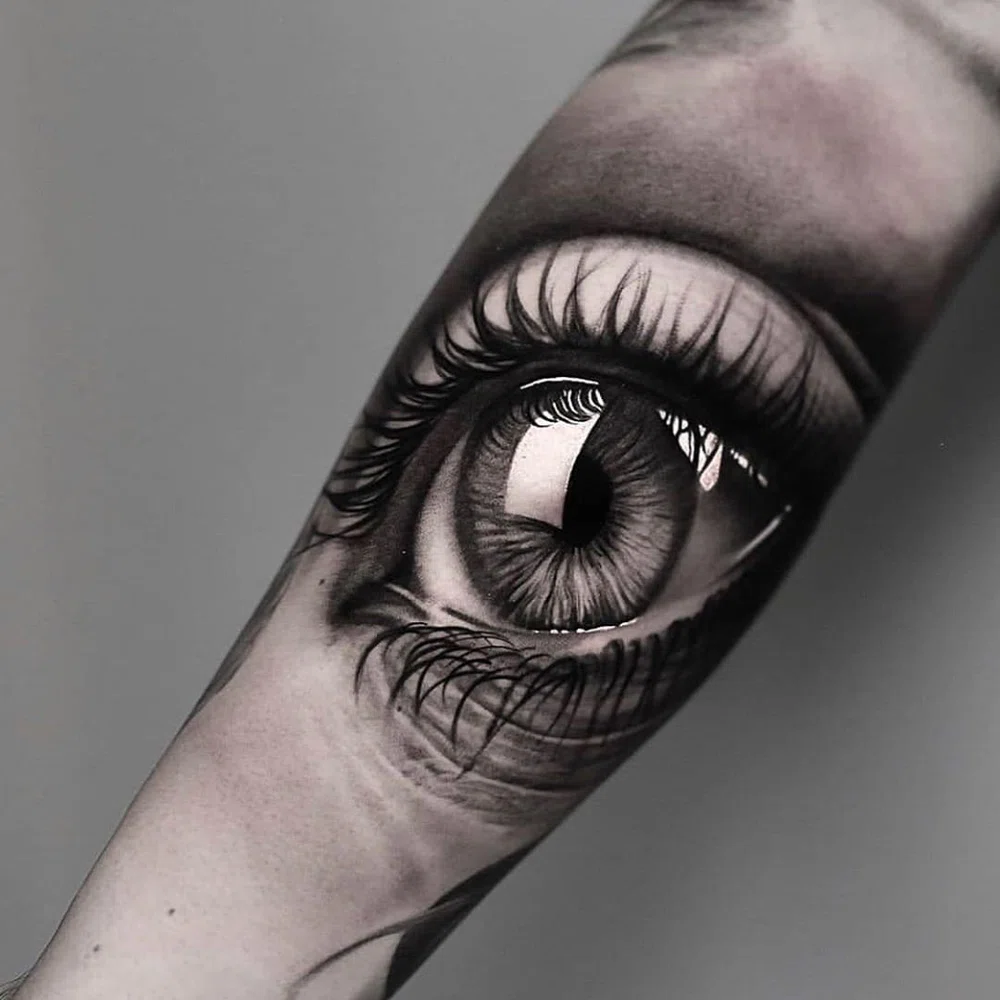 20 Striking Stunning  Realistic Eye Tattoos  Tattoodo