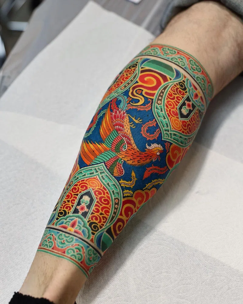 Tatuaje a color de Pitta Kkm artista del tatuaje a color