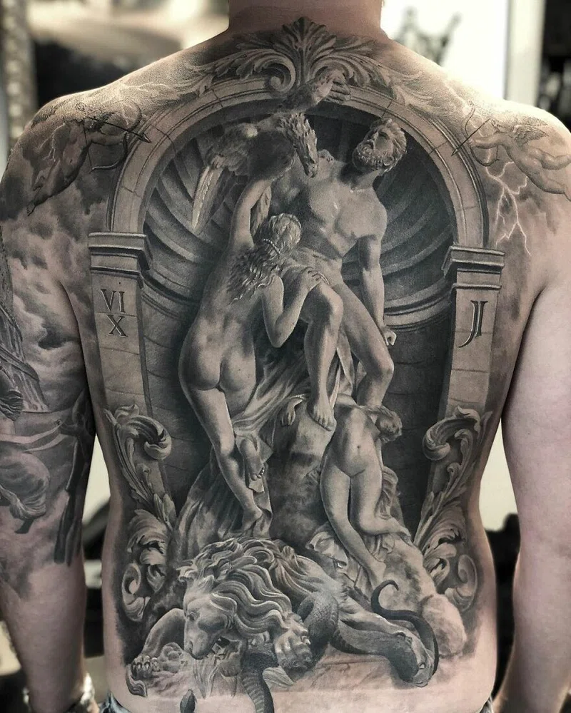 How to achieve this style of shading? See comments : r/tattooing