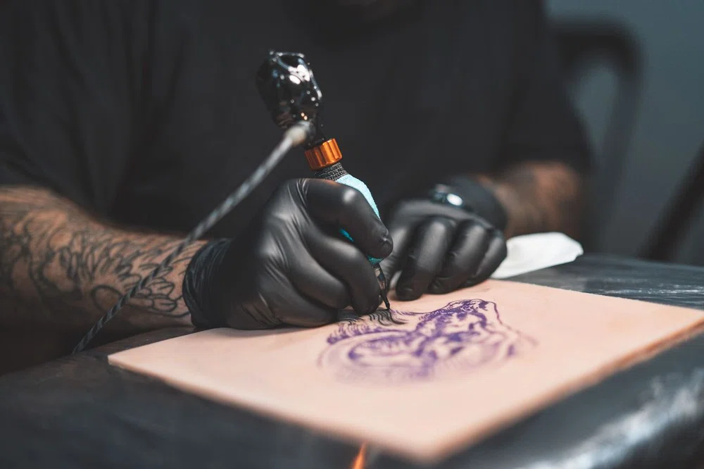Synthetic skins for tattooing